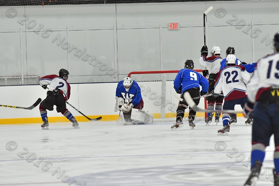 Wheaton College Men\'s Ice Hockey vs Middlesex Community College. - Photo By: KEITH NORDSTROM